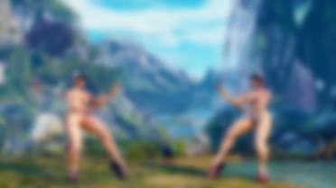 Chunli Nude Hair Foot Wet