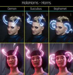 HoloHorns (Masc and Fem V)