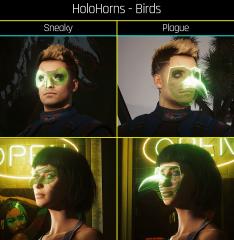 HoloHorns (Masc and Fem V)