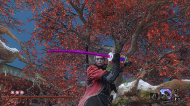 Pink with Blue Pattern Blade