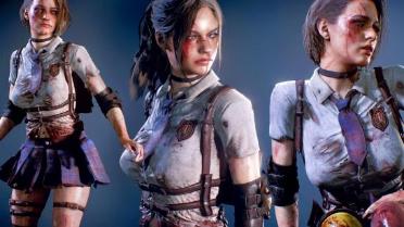 Ada & Claire School Uniform Injured Version and Cool Version