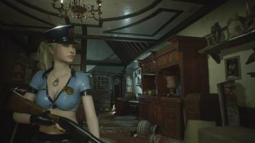 Ada & Claire Blue Patrol White Ribbon