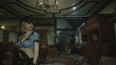 Ada & Claire Blue Patrol White Ribbon