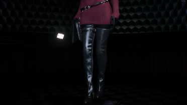 RE4 Remake Version Ada Wong Sweater with Black Stockings Full Main Story Mod