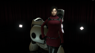 RE4 Remake Version Ada Wong Sweater with Black Stockings Full Main Story Mod