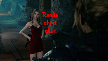 Short Aerith Sexy Dress