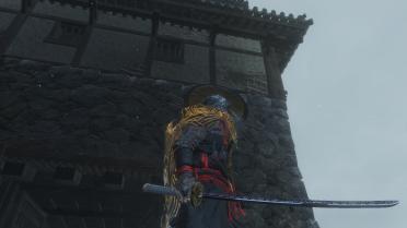 Copper Damascus Katana