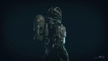 Black Mercenary Spacesuit