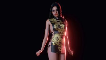 Claire Dragon Dress - Pack