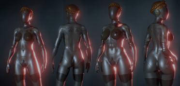 Atomic Heart Claire Resident Evil 2 - Gold Pack + Robot Skin Addon