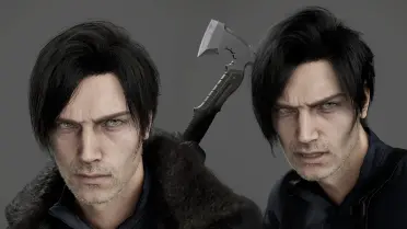 White and Black Hair