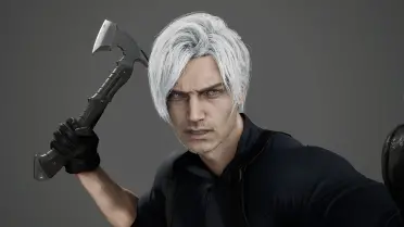 White and Black Hair