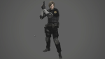 Leon RPD - Black Uniform